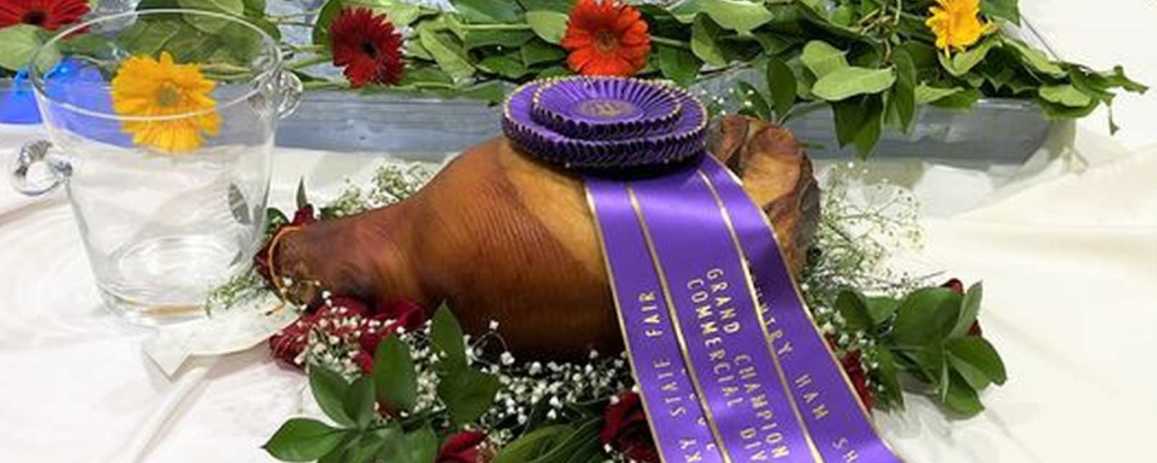 Broadbent Grand Champion Ten Million Dollar ham