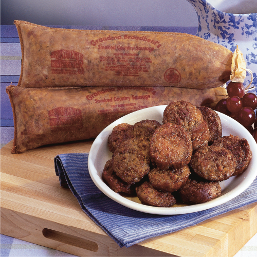 *Grandma Broadbent's<p>Hickory Smoked Pork Sausage</p><p> 8-2 Lb. Sacks