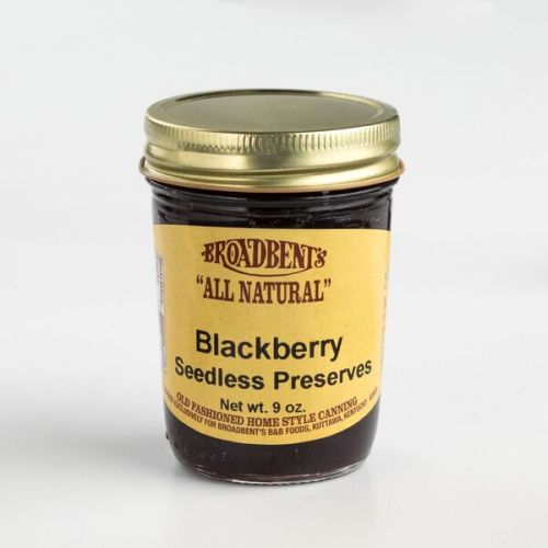 Broadbent's<p>Blackberry Preserves</p><p>1-8 oz. Jar