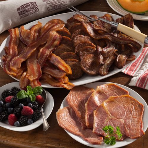 *Breakfast Combo <p>Delicious Breakfast Meats</p>Variety of 4 Items